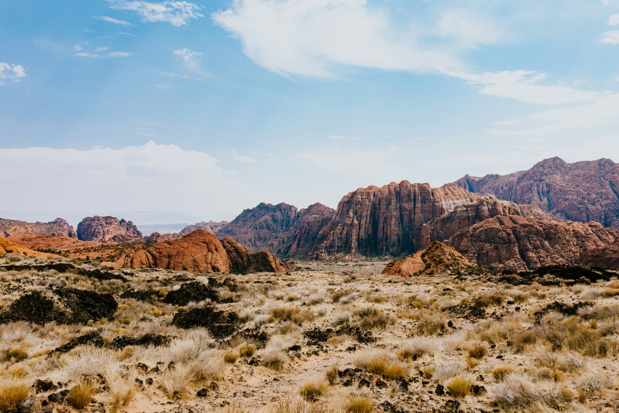 Scenic Southwest landscape at sunset